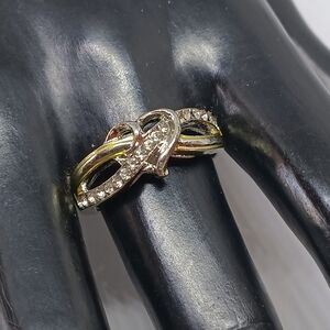 Gold and Silver Women's Infinity Ring